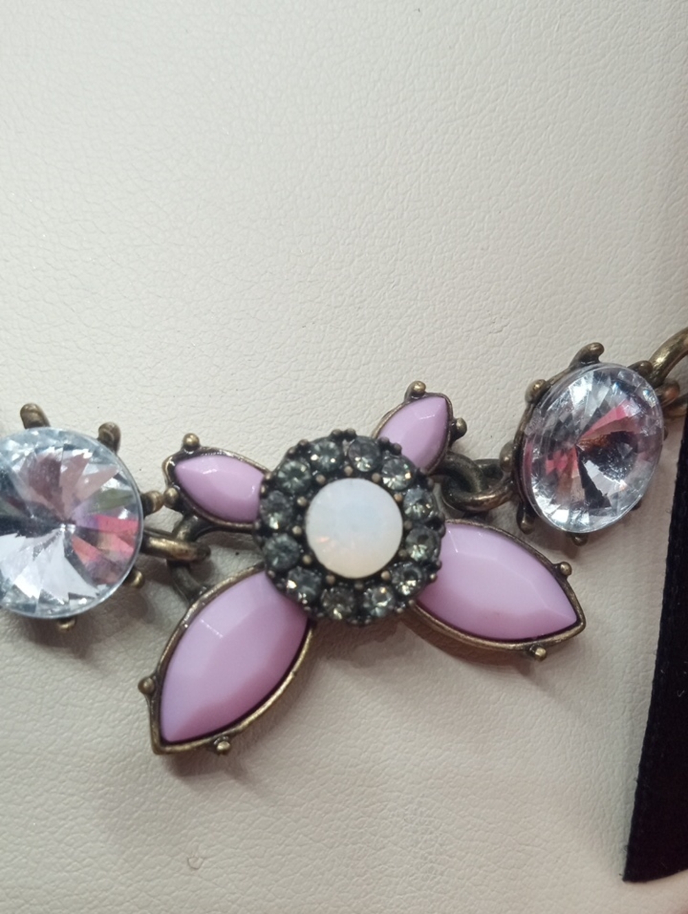 J.CREW CHUNKY RHINESTONE NECKLACE - Picture 7 of 13